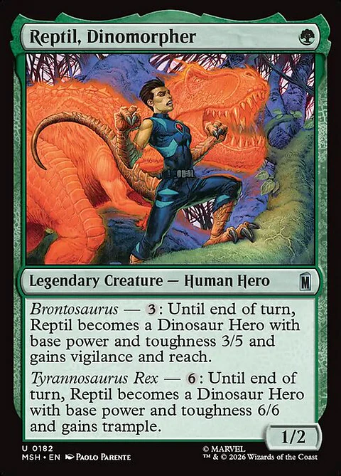 Reptil, Dinomorpher - MSH-0182 - Uncommon