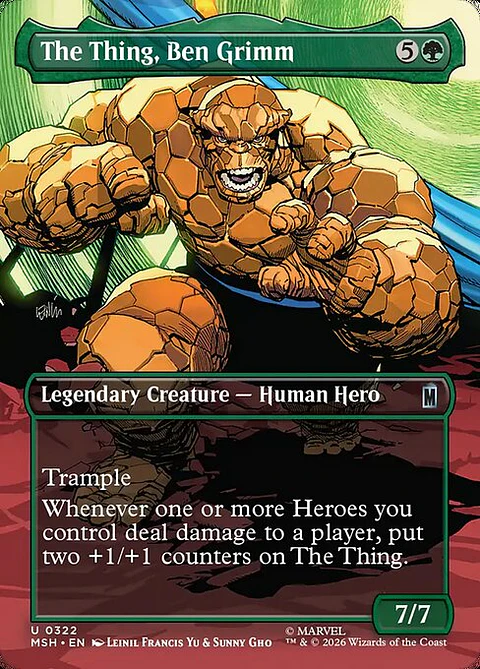 The Thing, Ben Grimm - MSH-0322 - Uncommon