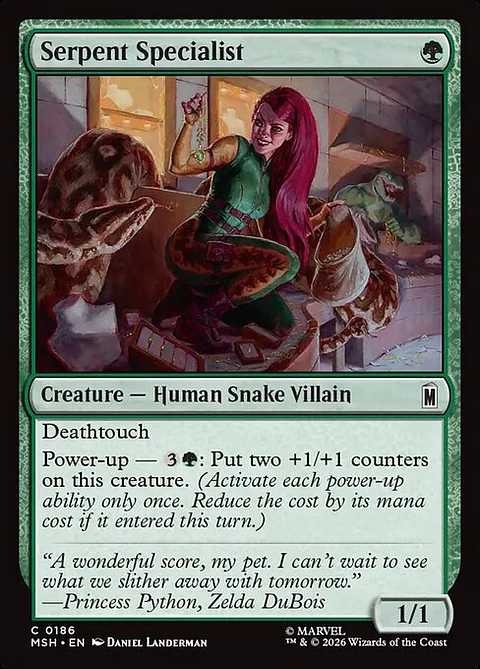 Serpent Specialist - MSH-0186-F - Common - Foil