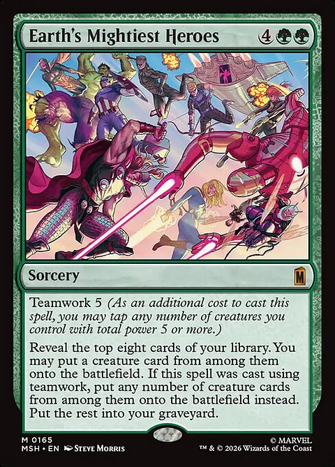 Earth's Mightiest Heroes - MSH-0165 - Mythic