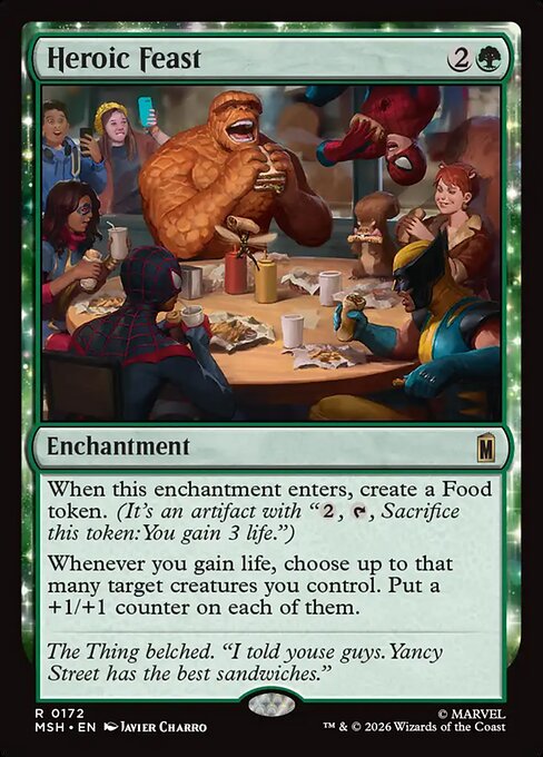 Heroic Feast - MSH-0172 - Rare 1