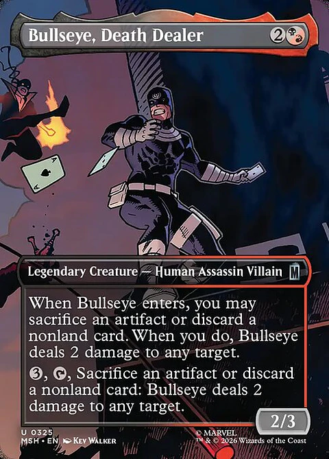 Bullseye, Death Dealer - MSH-0325 - Uncommon