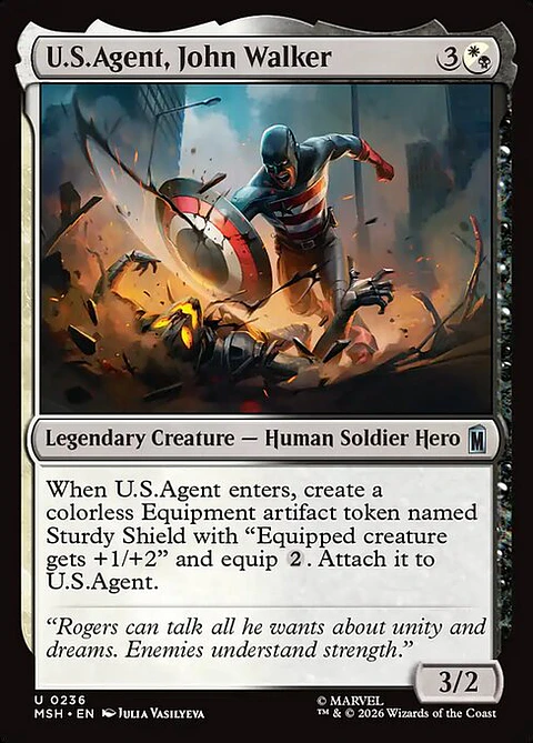 U.S.Agent, John Walker - MSH-0236 - Uncommon