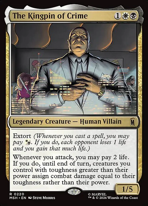 The Kingpin of Crime - MSH-0220 - Rare