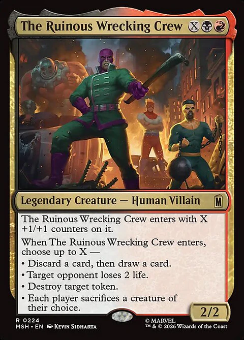 The Ruinous Wrecking Crew - MSH-0224 - Rare