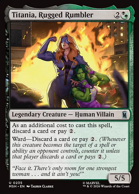 Titania, Rugged Rumbler - MSH-0235 - Uncommon 1