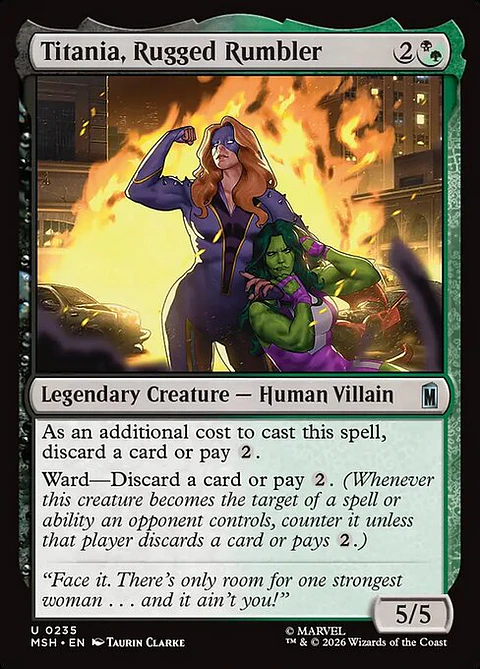 Titania, Rugged Rumbler - MSH-0235 - Uncommon