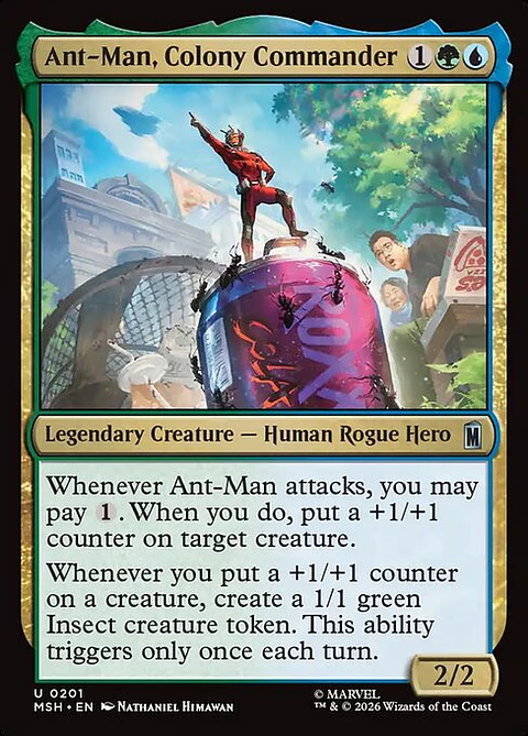 Ant-Man, Colony Commander - MSH-0201 - Uncommon