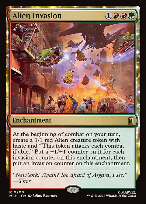 Alien Invasion - MSH-0200 - Rare