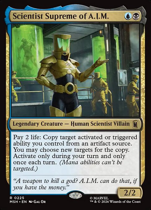 Scientist Supreme of A.I.M. - MSH-0225 - Rare 1