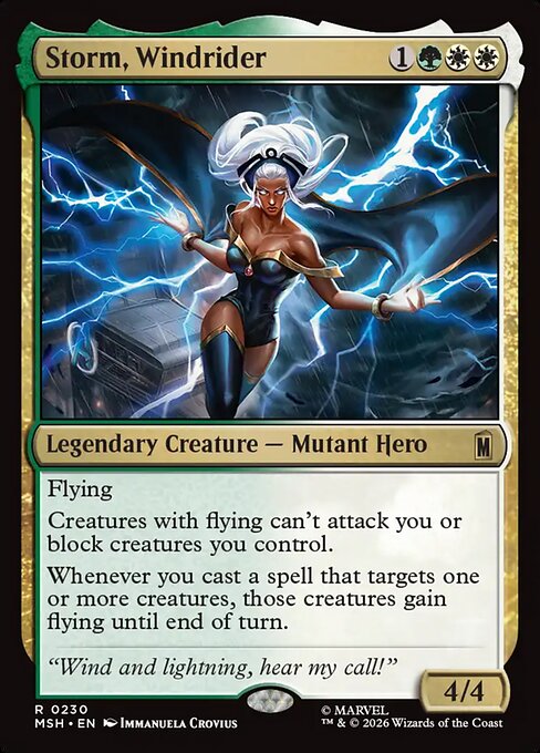 Storm, Windrider - MSH-0230 - Rare 1
