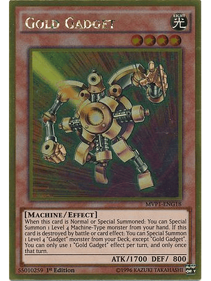 Gold Gadget - MVP1-ENG18 - Gold Rare 
