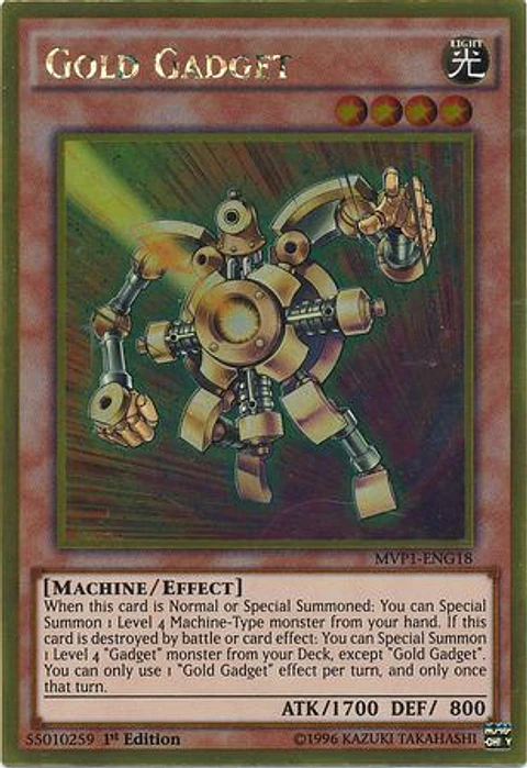 Gold Gadget - MVP1-ENG18 - Gold Rare 