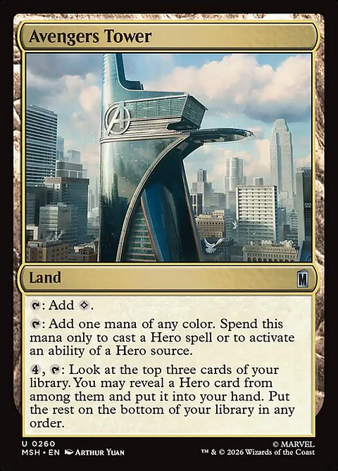 Avengers Tower - MSH-0260-F - Uncommon - Foil