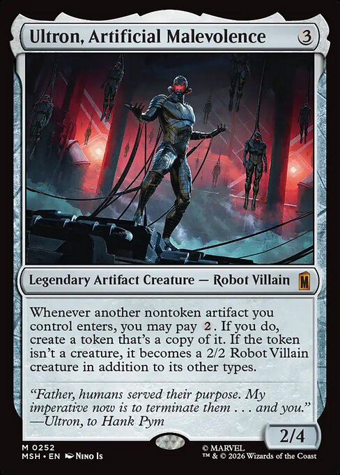 Ultron, Artificial Malevolence - MSH-0252 - Mythic 1