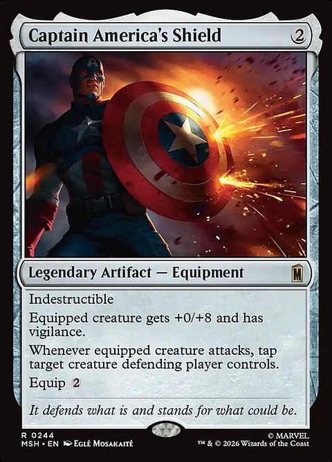 Captain America's Shield - MSH-0244 - Rare