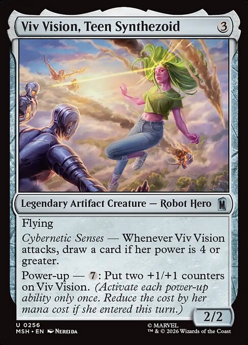 Viv Vision, Teen Synthezoid - MSH-0256 - Uncommon 1