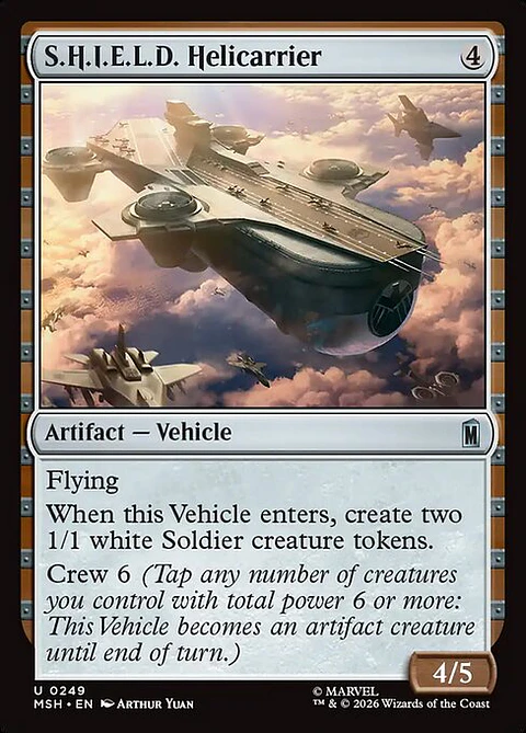 S.H.I.E.L.D. Helicarrier - MSH-0249 - Uncommon