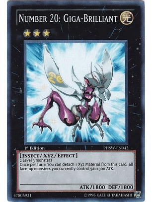 Number 20: Giga-Brilliant - PHSW-EN042 - Super Rare