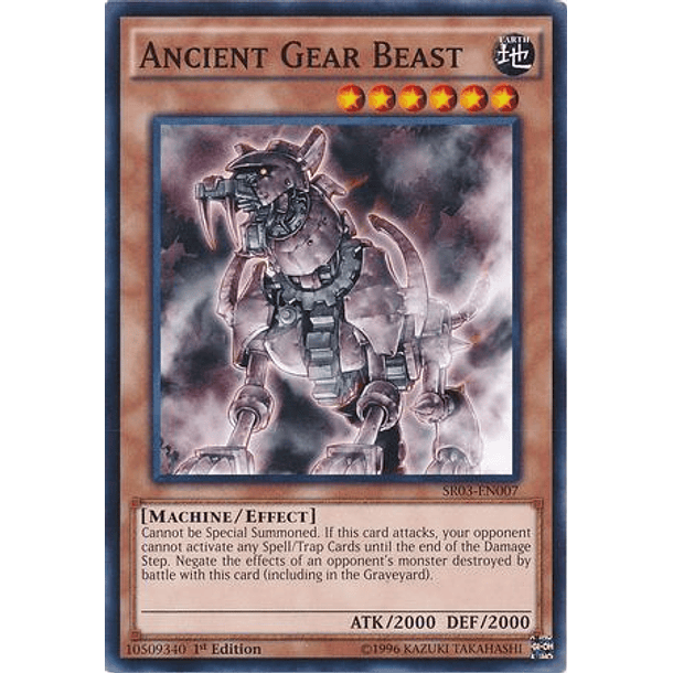 Ancient Gear Beast - SR03-EN007 - Common