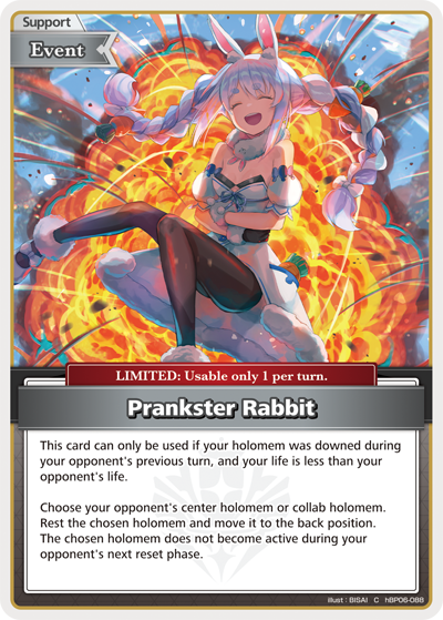 Prankster Rabbit - hBP06-088 - Common 1