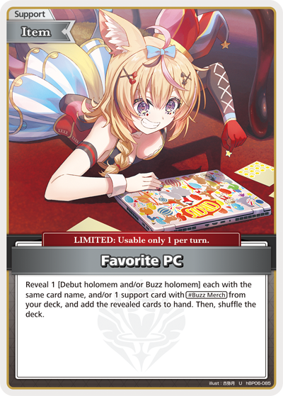 Favorite PC - hBP06-085 - Uncommon 1