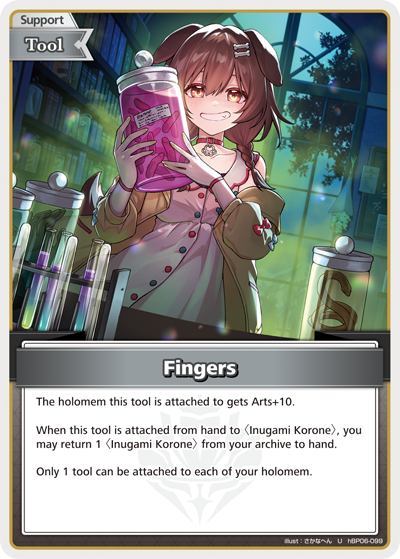 Fingers - hBP06-099 - Uncommon 1