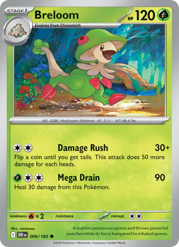 Breloom - DRI-006 - Common 1