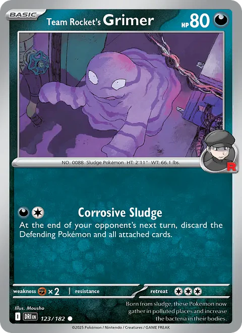 Team Rocket's Grimer - DRI-123 - Common