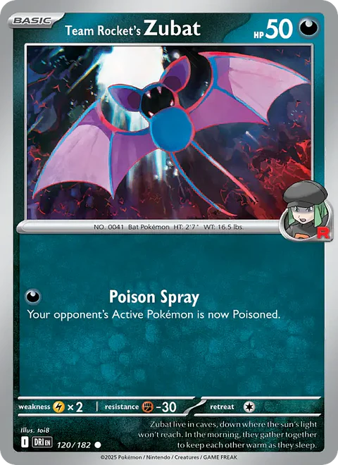 Team Rocket's Zubat - DRI-120 - Common