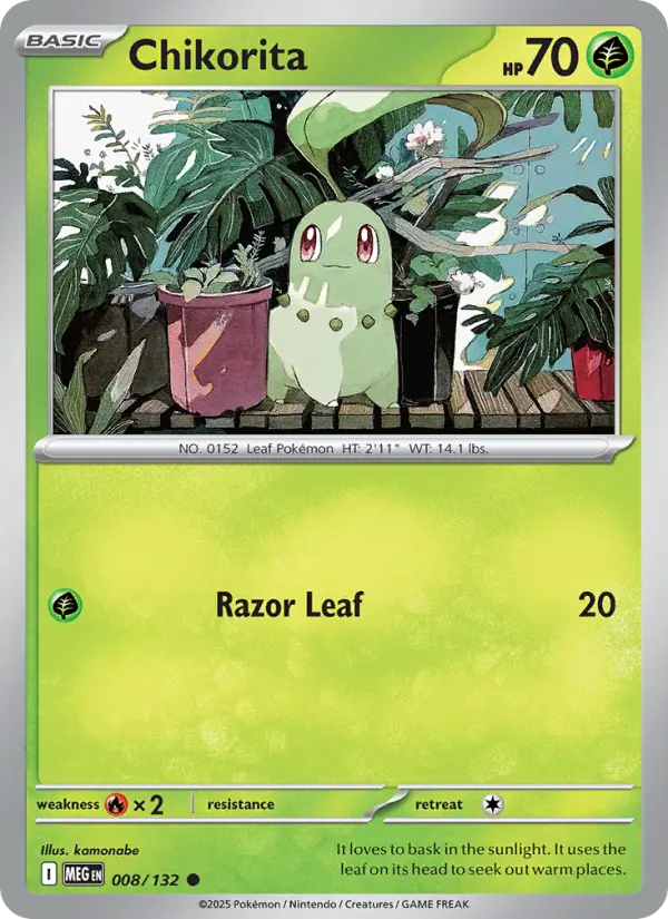 Chikorita - MEG-008 - Common 1