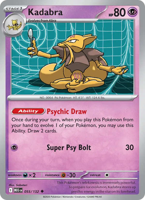 Kadabra - MEG-055 - Uncommon 1