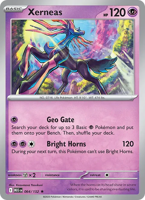 Xerneas - MEG-064-H - Rare