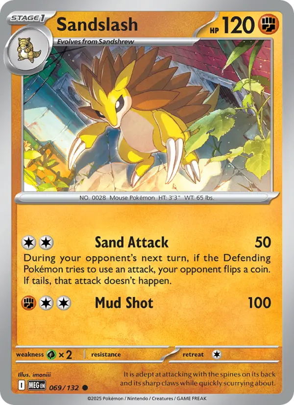 Sandslash - MEG-069 - Common 1