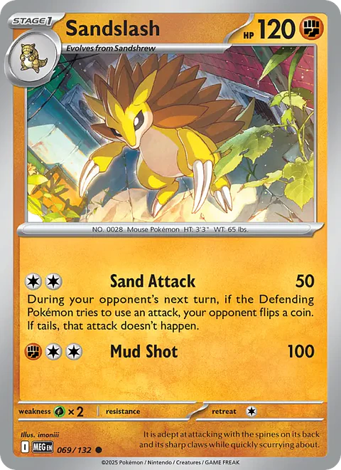 Sandslash - MEG-069 - Common