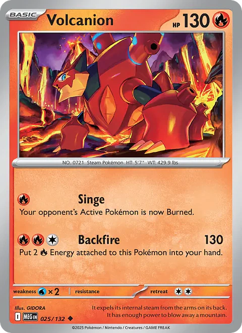 Volcanion - MEG-025 - holo foil