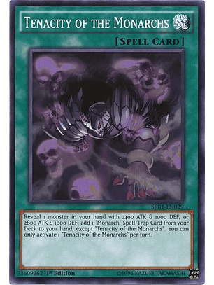 Tenacity of the Monarchs - SR01-EN029 - Common