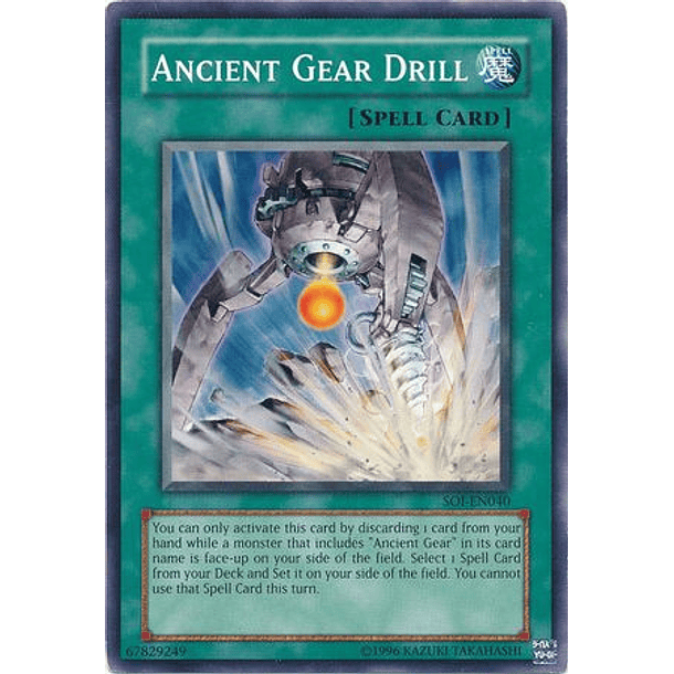 Ancient Gear Drill - SOI-EN040 - Common
