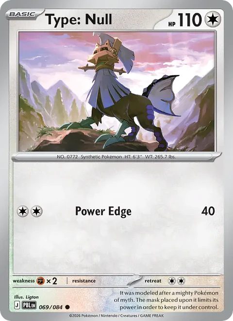 Type: Null - PBL-069-RH - Common Reverse Holo