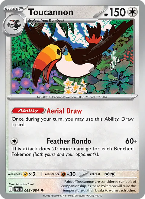 Toucannon - PBL-068-RH - Uncommon Reverse Holo