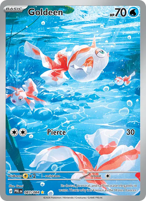 Goldeen - PBL-087-H - Illustration rare