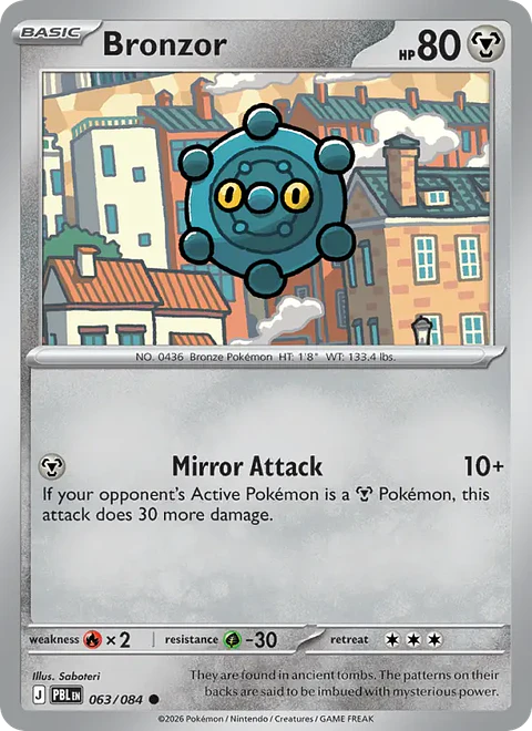 Bronzor - PBL-063-RH - Common Reverse Holo