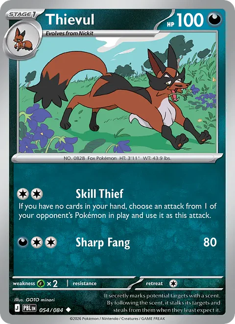 Thievul - PBL-054-RH - Uncommon Reverse Holo