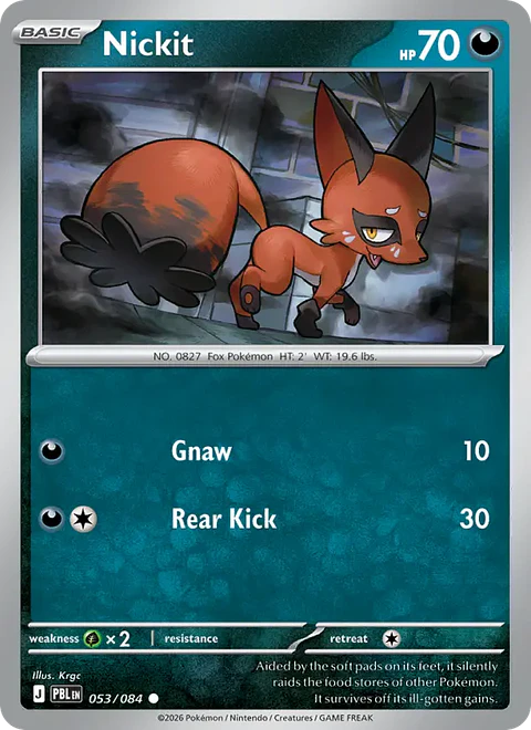 Nickit - PBL-053-RH - Common Reverse Holo