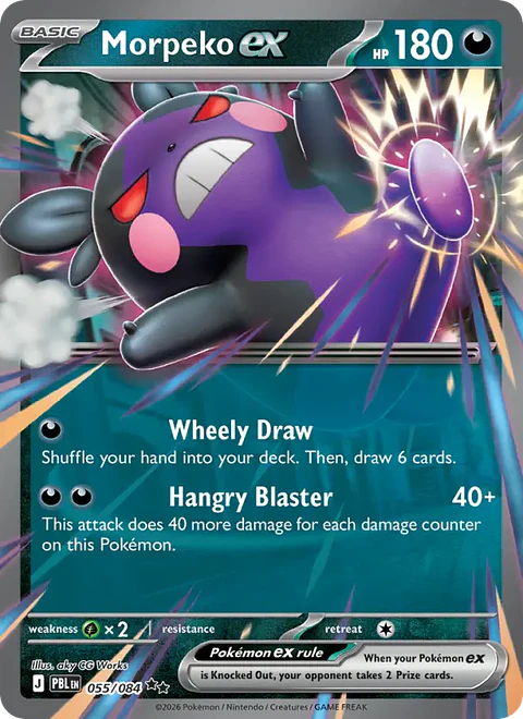 Morpeko ex - PBL-055-H - Double rare