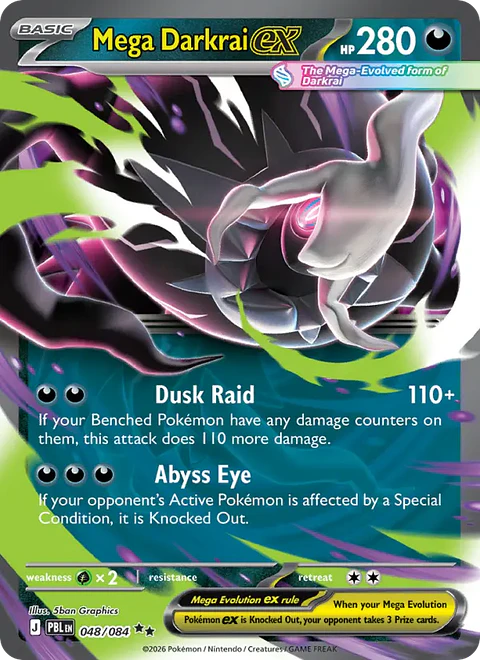 Mega Darkrai ex - PBL-048-H - Double rare