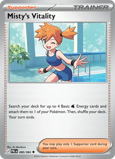 Misty's Vitality - PBL-080-RH - Uncommon Reverse Holo