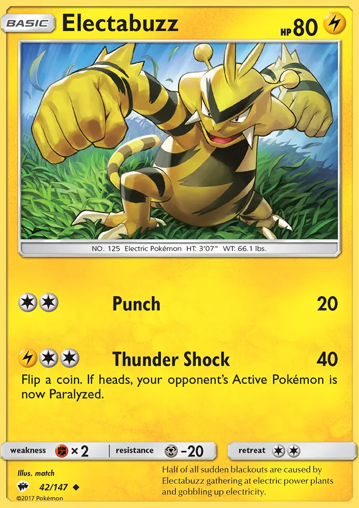 Electabuzz - BUS-42 - Uncommon 1