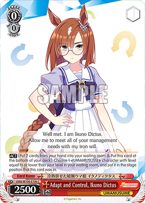 Adapt and Control, Ikuno Dictus - UMA/W106-E106 - C