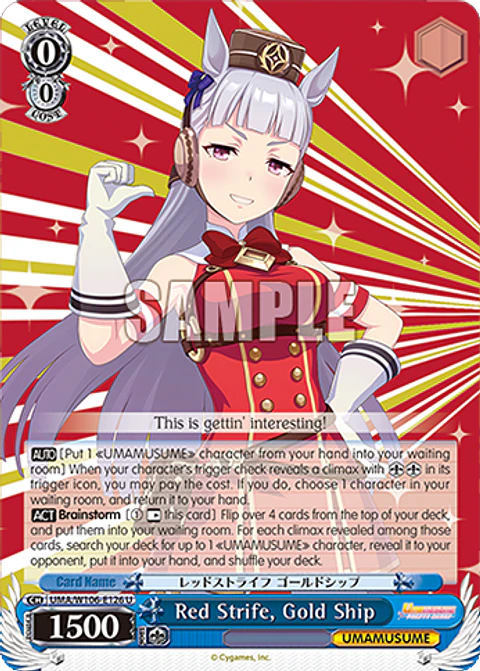 Red Strife, Gold Ship - UMA/W106-E126 - U